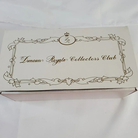 VTG Christmas Duncan Royale Ornament Medieval Santa Claus Bell And Stand 1992 - Picture 4 of 5